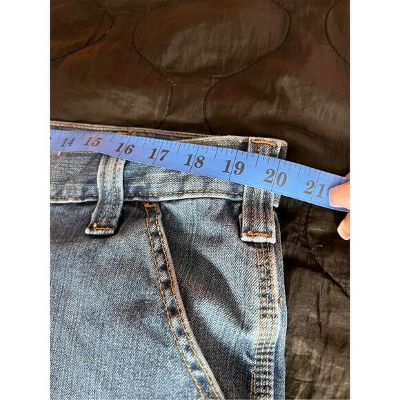 Carhartt Mens Rugged Flex Relaxed Fit Utility Jean Medium Wash Size 40x32 - Picture 11 of 14